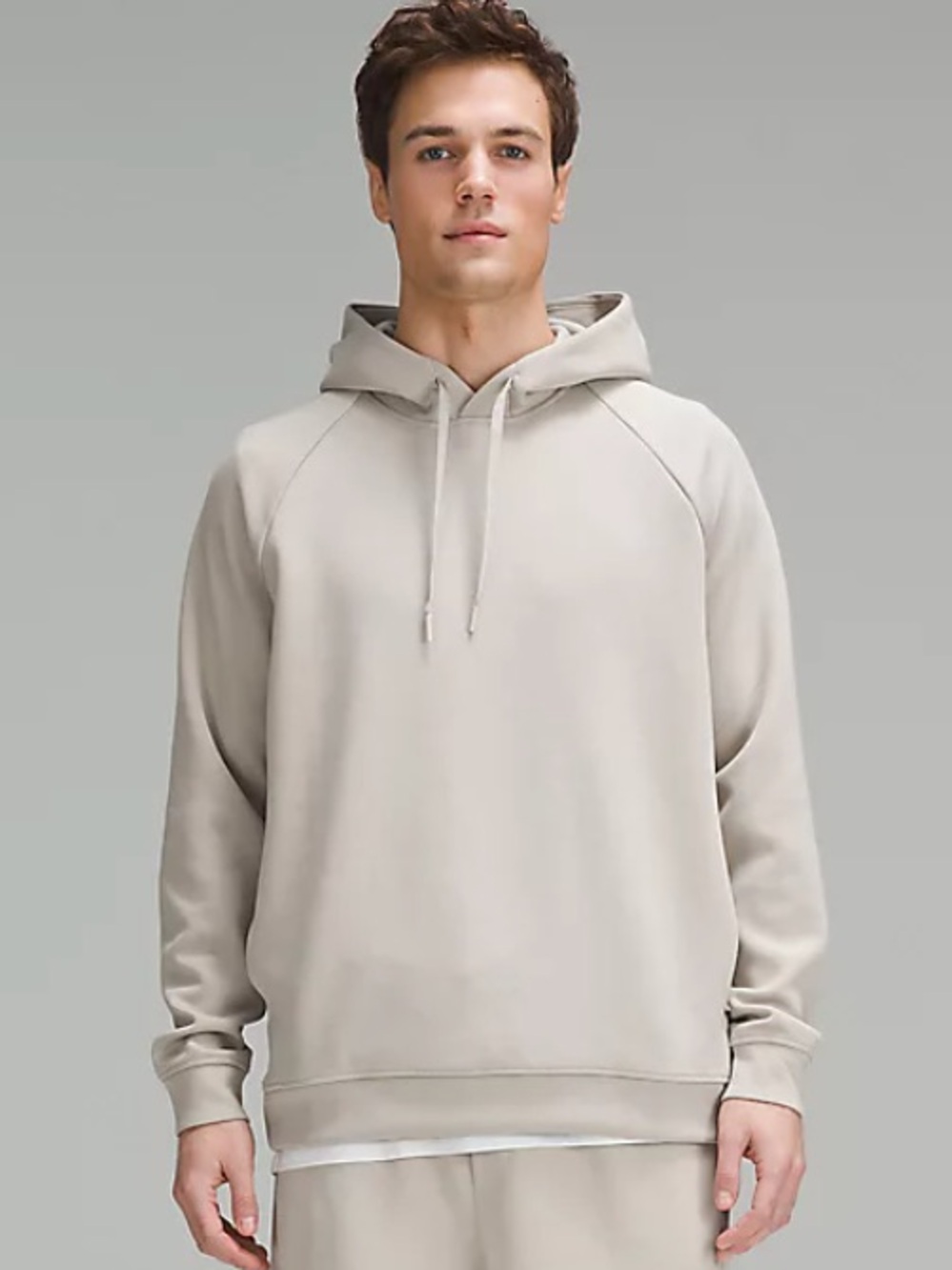 Men’s Lululemon City Sweat Pullover Hoodie in Off White